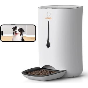 WOPET 7L Automatic Pet Feeder w Camera, 5G WiFi Automatic Food Dispenser New